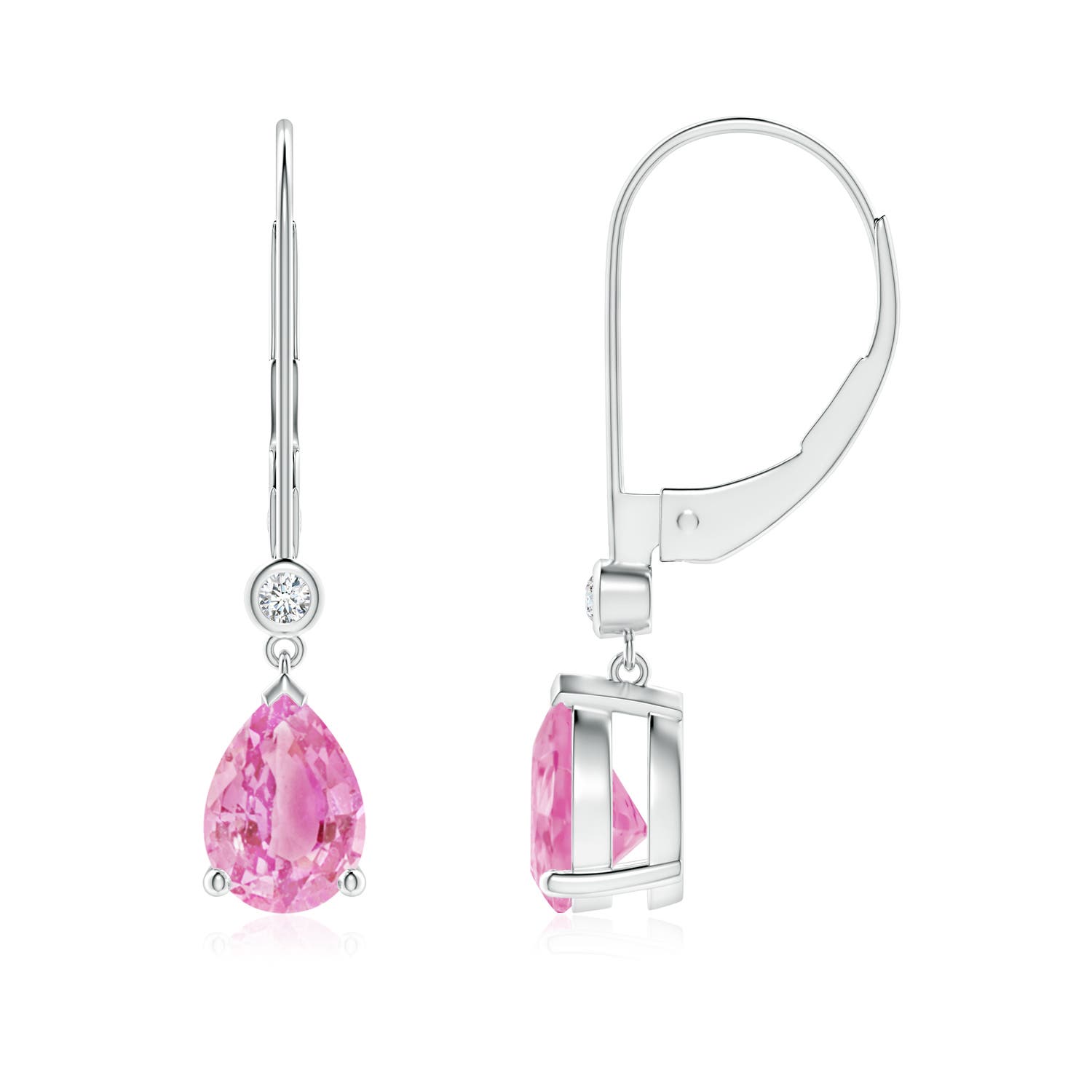 A - Pink Sapphire / 1.54 CT / 14 KT White Gold