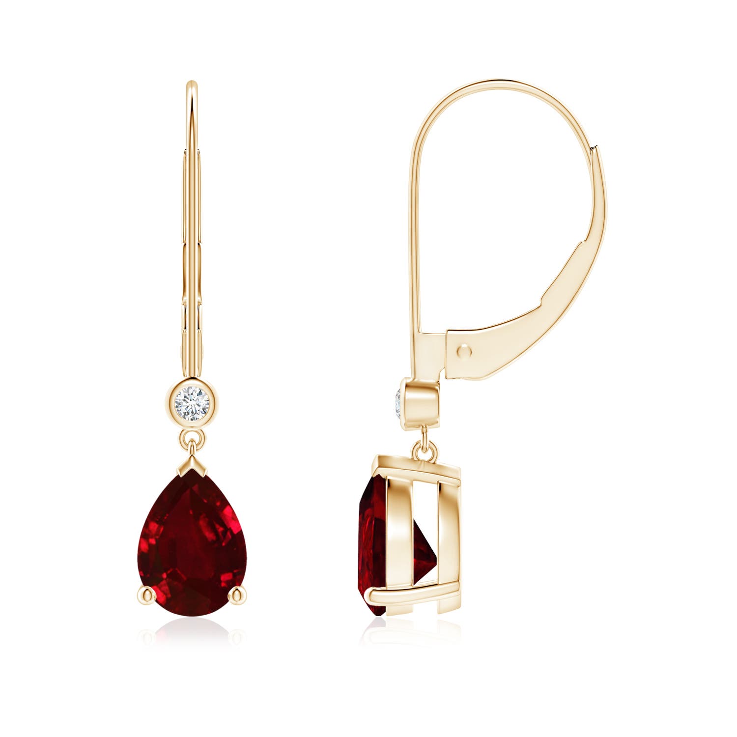 AAAA - Ruby / 1.64 CT / 14 KT Yellow Gold