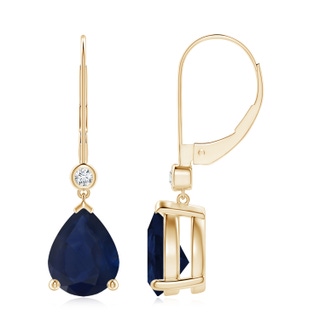 Pear A Blue Sapphire