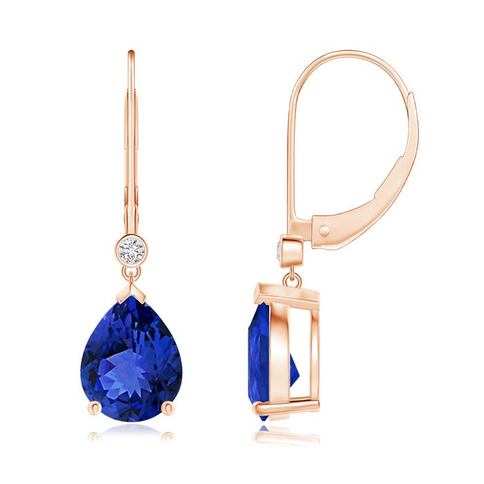 AAA - Tanzanite / 3.35 CT / 14 KT Rose Gold