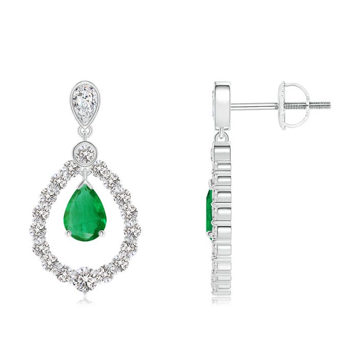 AA - Emerald / 2.84 CT / 14 KT White Gold