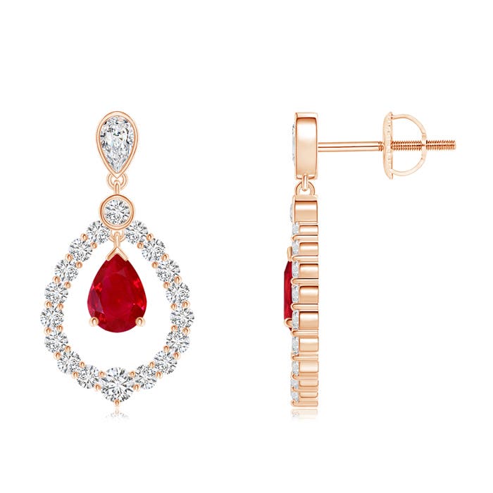 AAA - Ruby / 3.24 CT / 14 KT Rose Gold