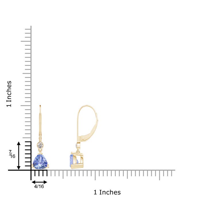 A - Tanzanite / 1.59 CT / 14 KT Yellow Gold