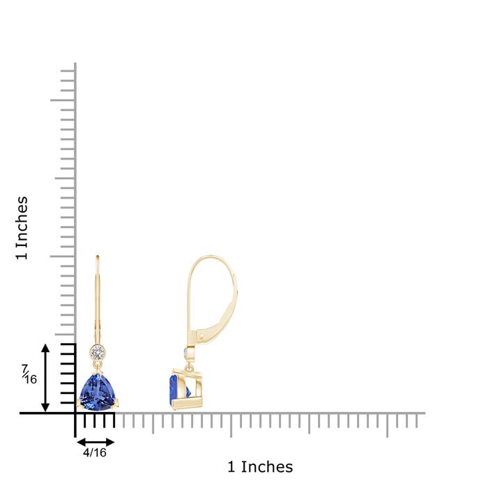 AA - Tanzanite / 1.59 CT / 14 KT Yellow Gold