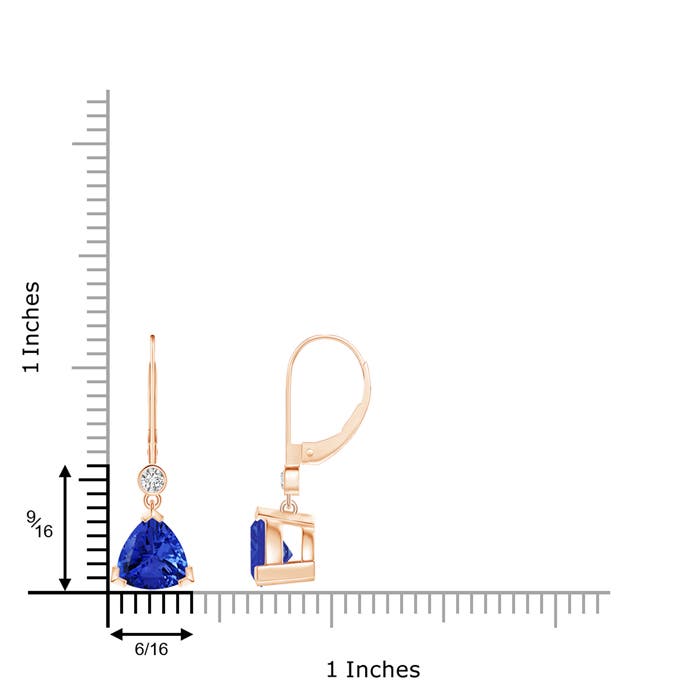 AAA - Tanzanite / 3.75 CT / 14 KT Rose Gold