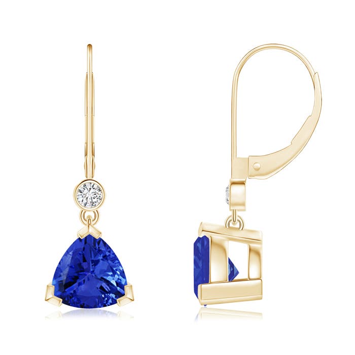 AAA - Tanzanite / 3.75 CT / 14 KT Yellow Gold