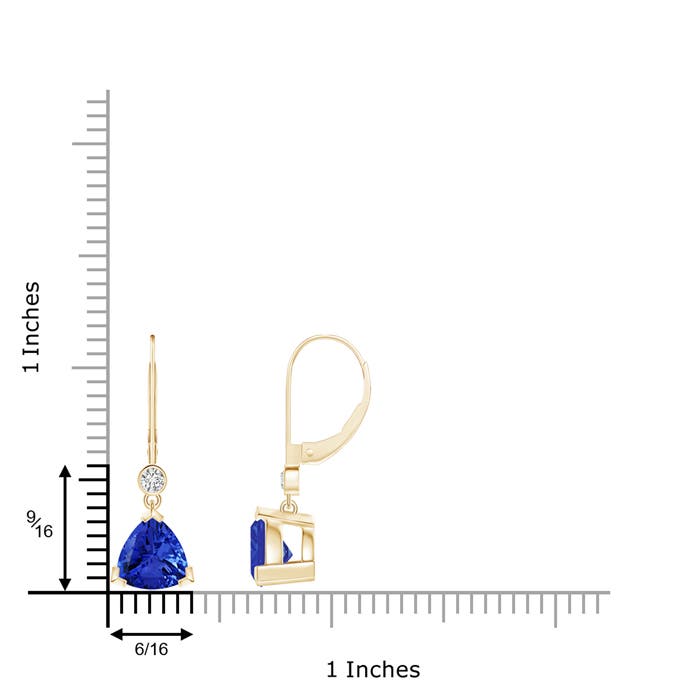 AAA - Tanzanite / 3.75 CT / 14 KT Yellow Gold