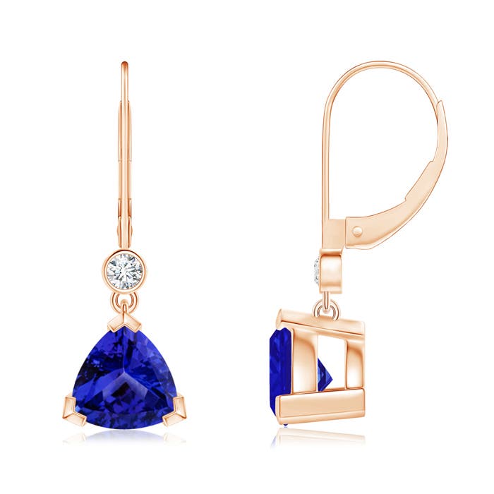 AAAA - Tanzanite / 3.75 CT / 14 KT Rose Gold