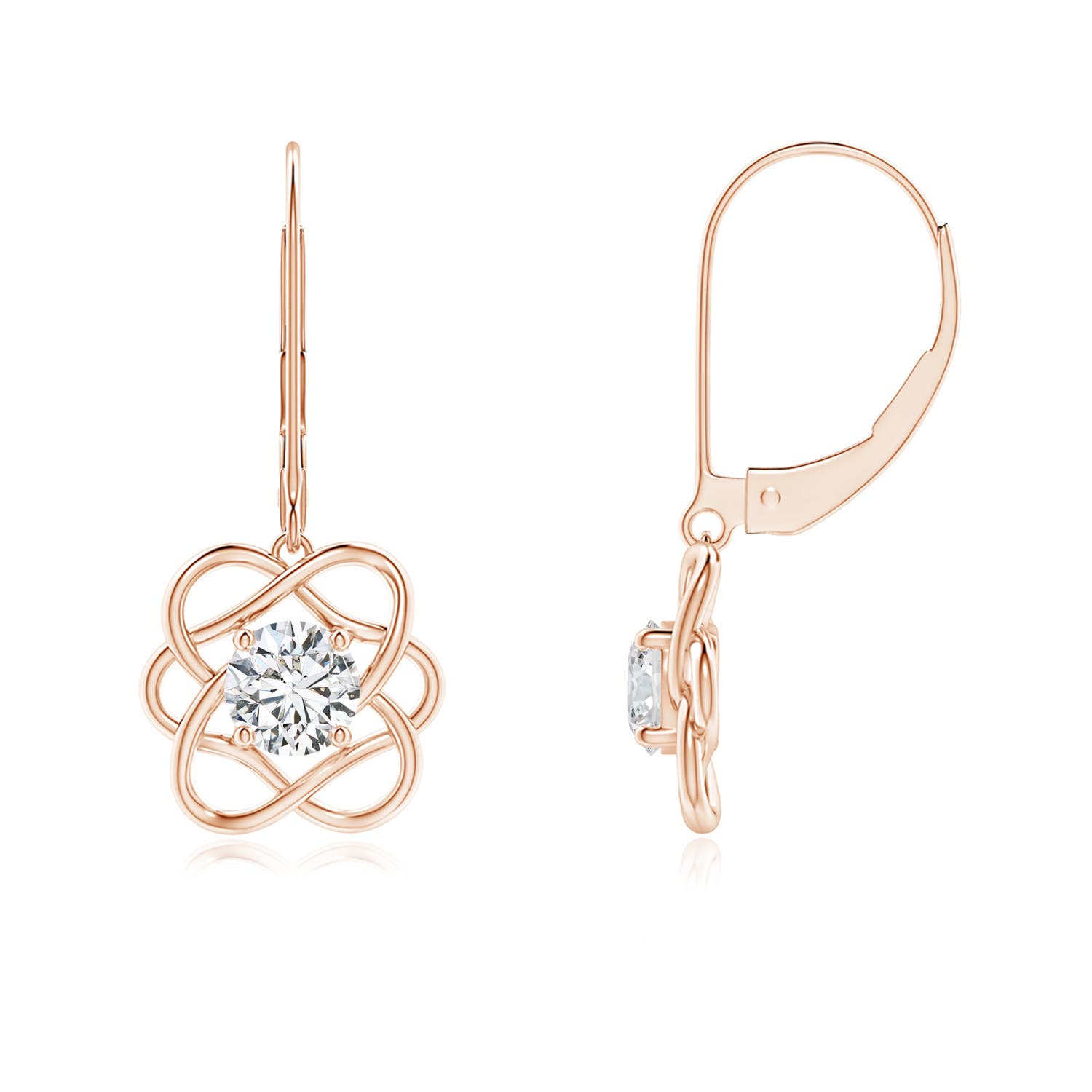 H, SI2 / 0.76 CT / 14 KT Rose Gold