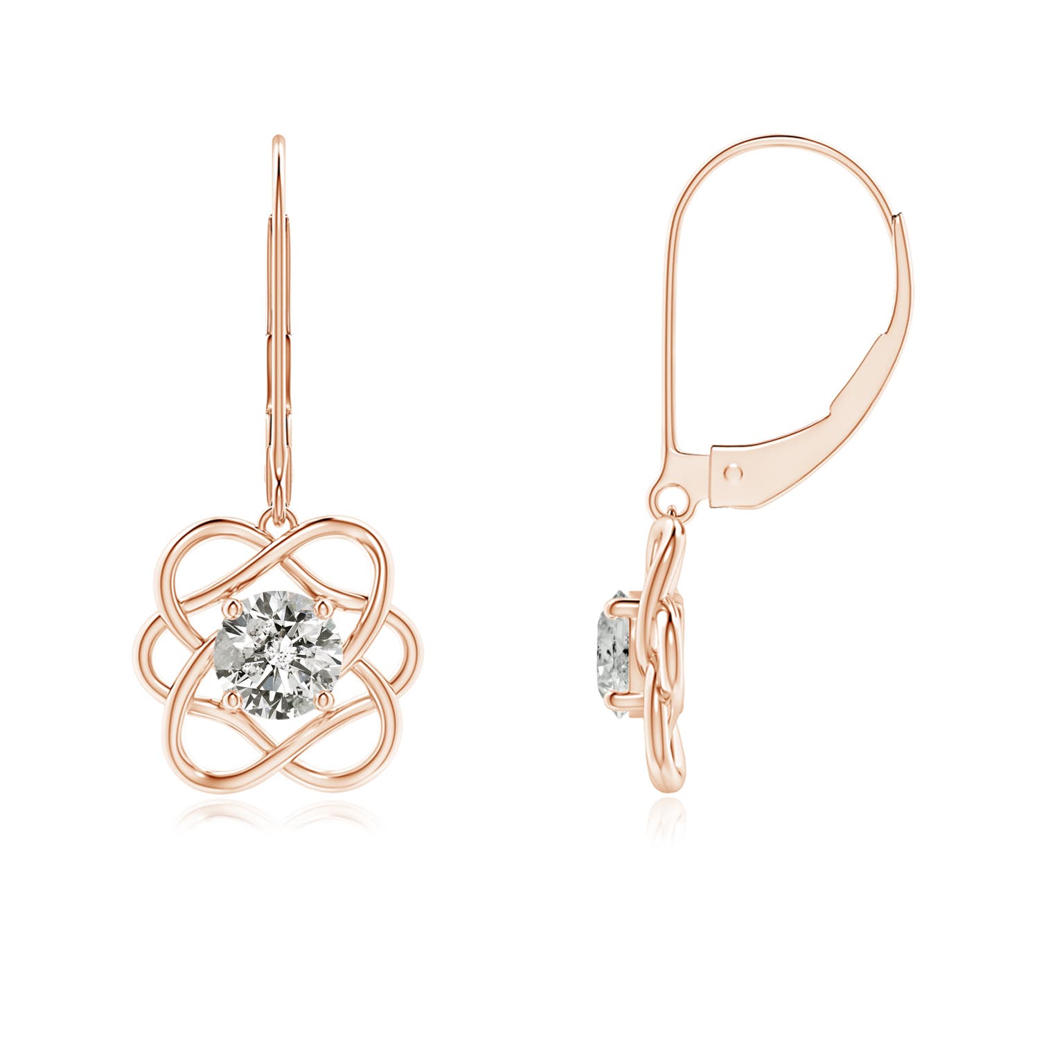 K, I3 / 0.76 CT / 14 KT Rose Gold