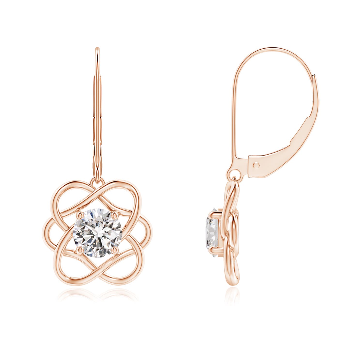 I-J, I1-I2 / 1 CT / 14 KT Rose Gold