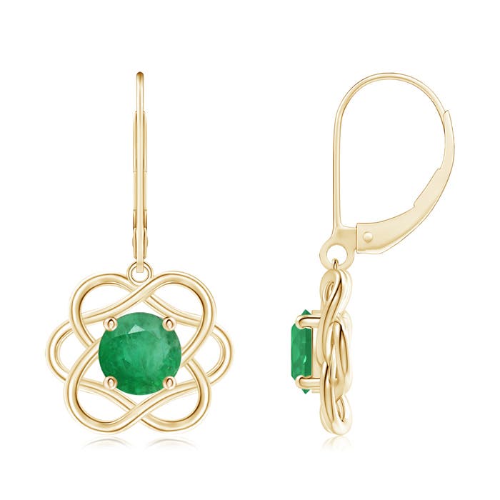 A - Emerald / 1.5 CT / 14 KT Yellow Gold