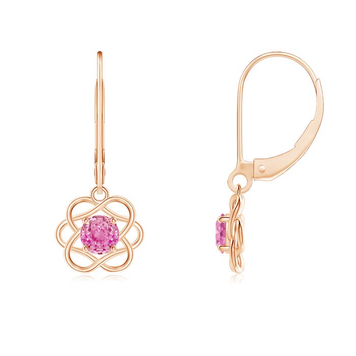 AA - Pink Sapphire / 0.66 CT / 14 KT Rose Gold