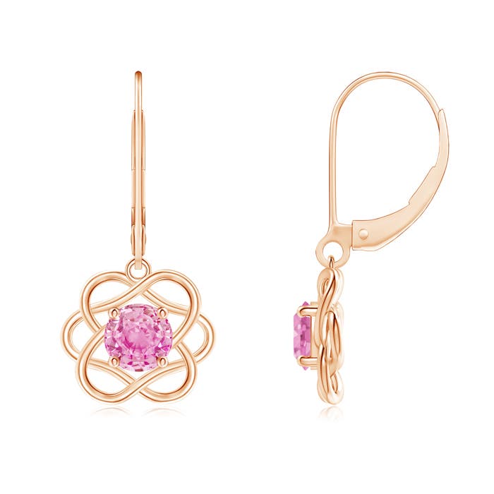 A - Pink Sapphire / 1.2 CT / 14 KT Rose Gold