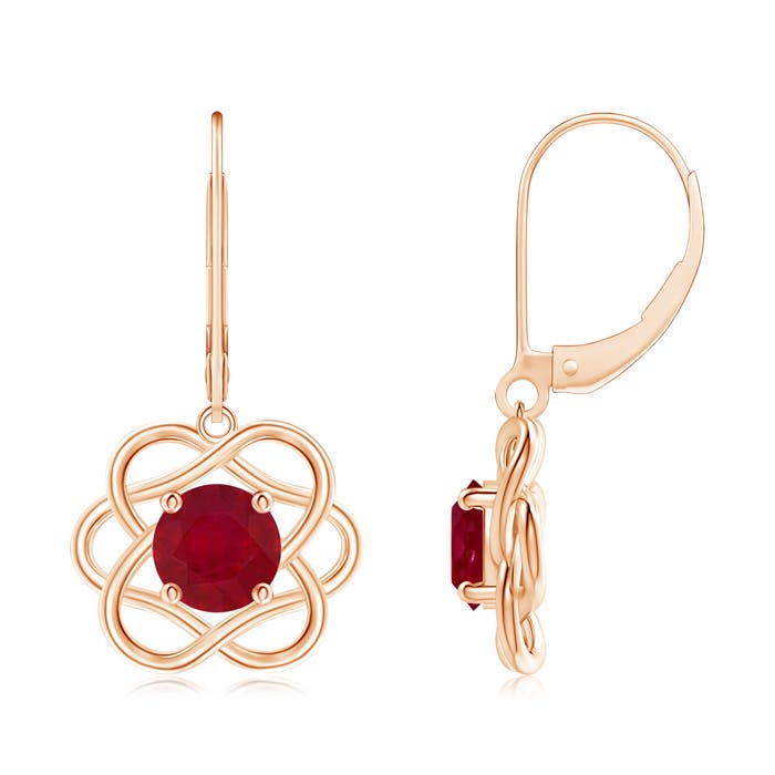 AA - Ruby / 2 CT / 14 KT Rose Gold