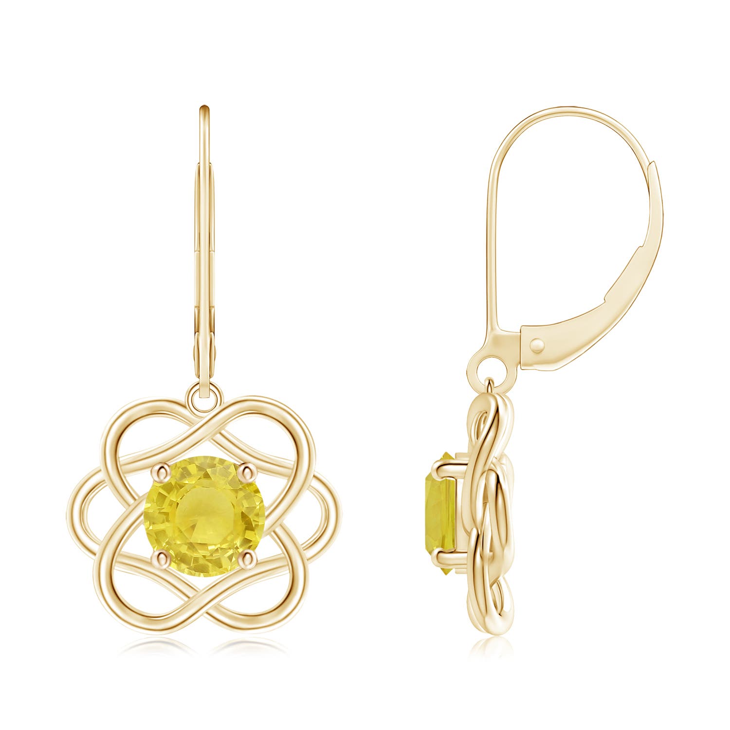 A - Yellow Sapphire / 2 CT / 14 KT Yellow Gold