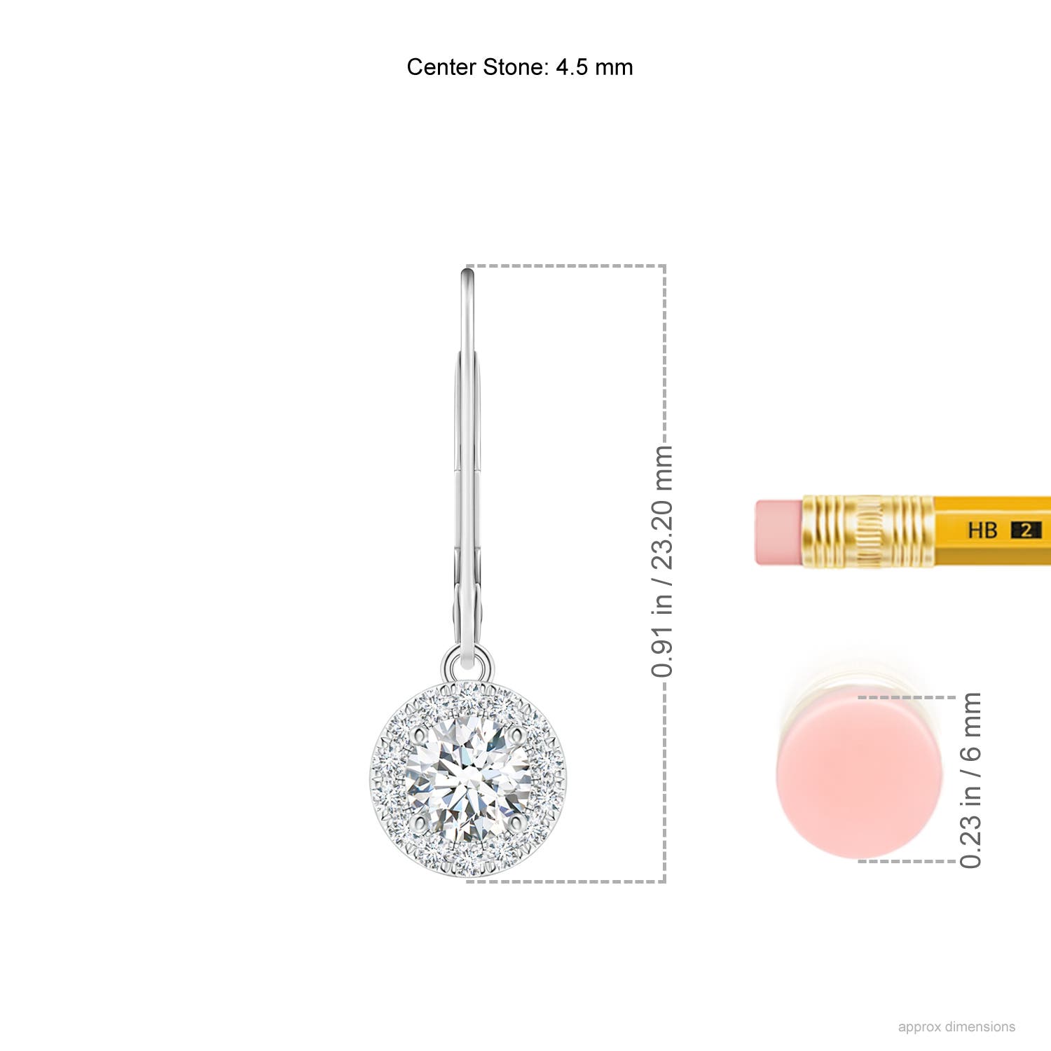 G, VS2 / 0.92 CT / 14 KT White Gold