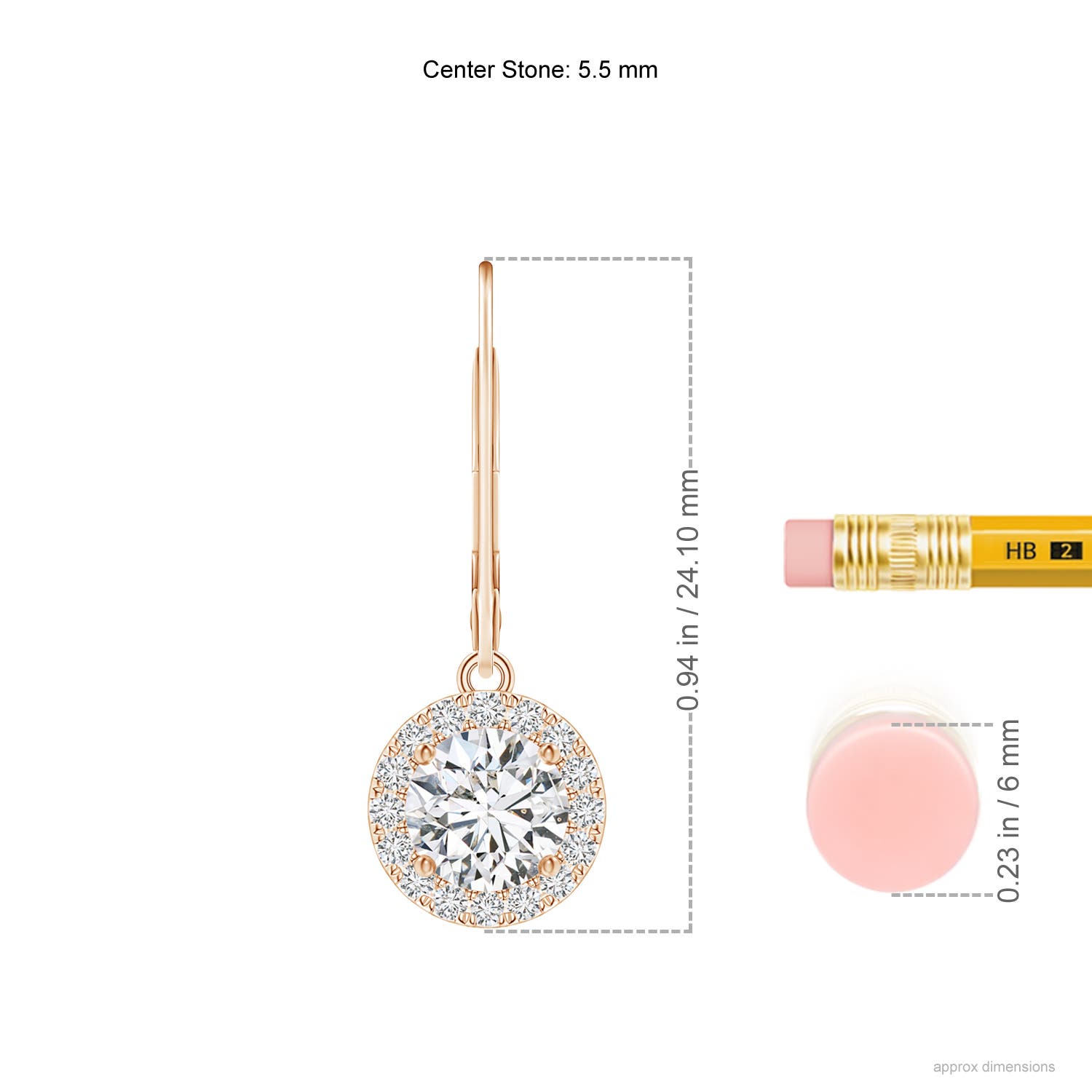 H, SI2 / 1.52 CT / 14 KT Rose Gold