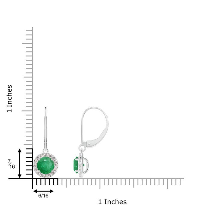 A - Emerald / 1.36 CT / 14 KT White Gold