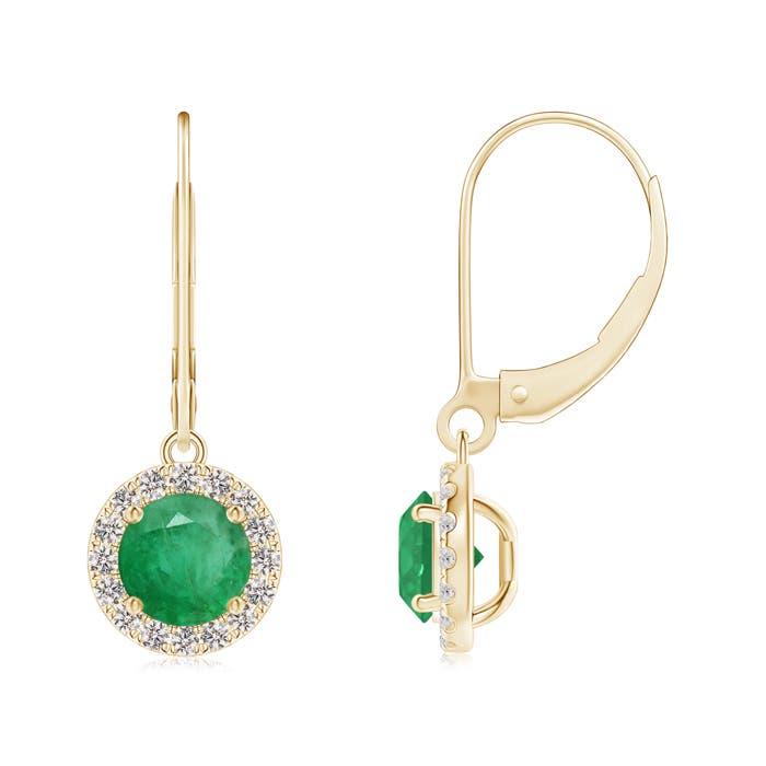 A - Emerald / 1.36 CT / 14 KT Yellow Gold