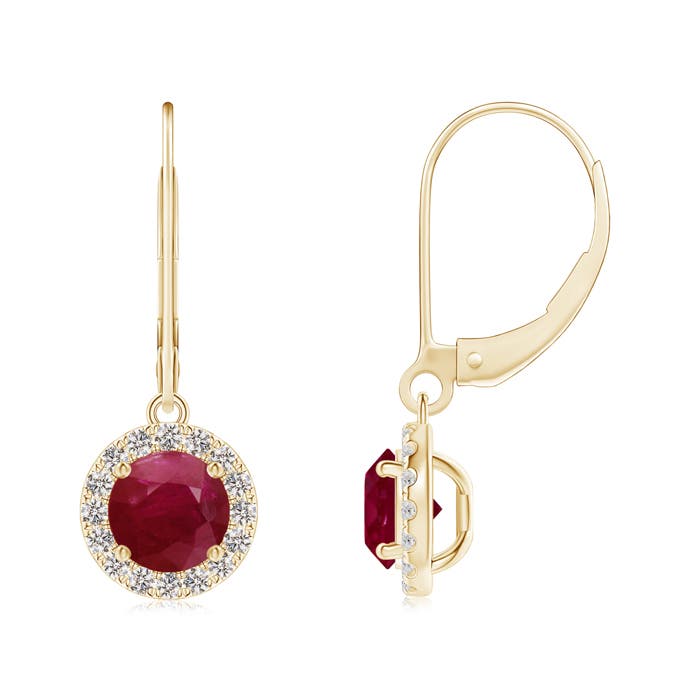 A - Ruby / 1.76 CT / 14 KT Yellow Gold