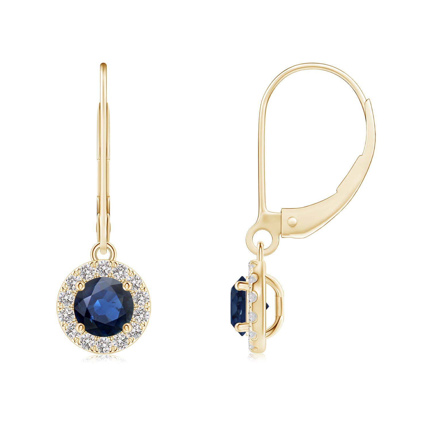 AA - Blue Sapphire / 1.12 CT / 14 KT Yellow Gold