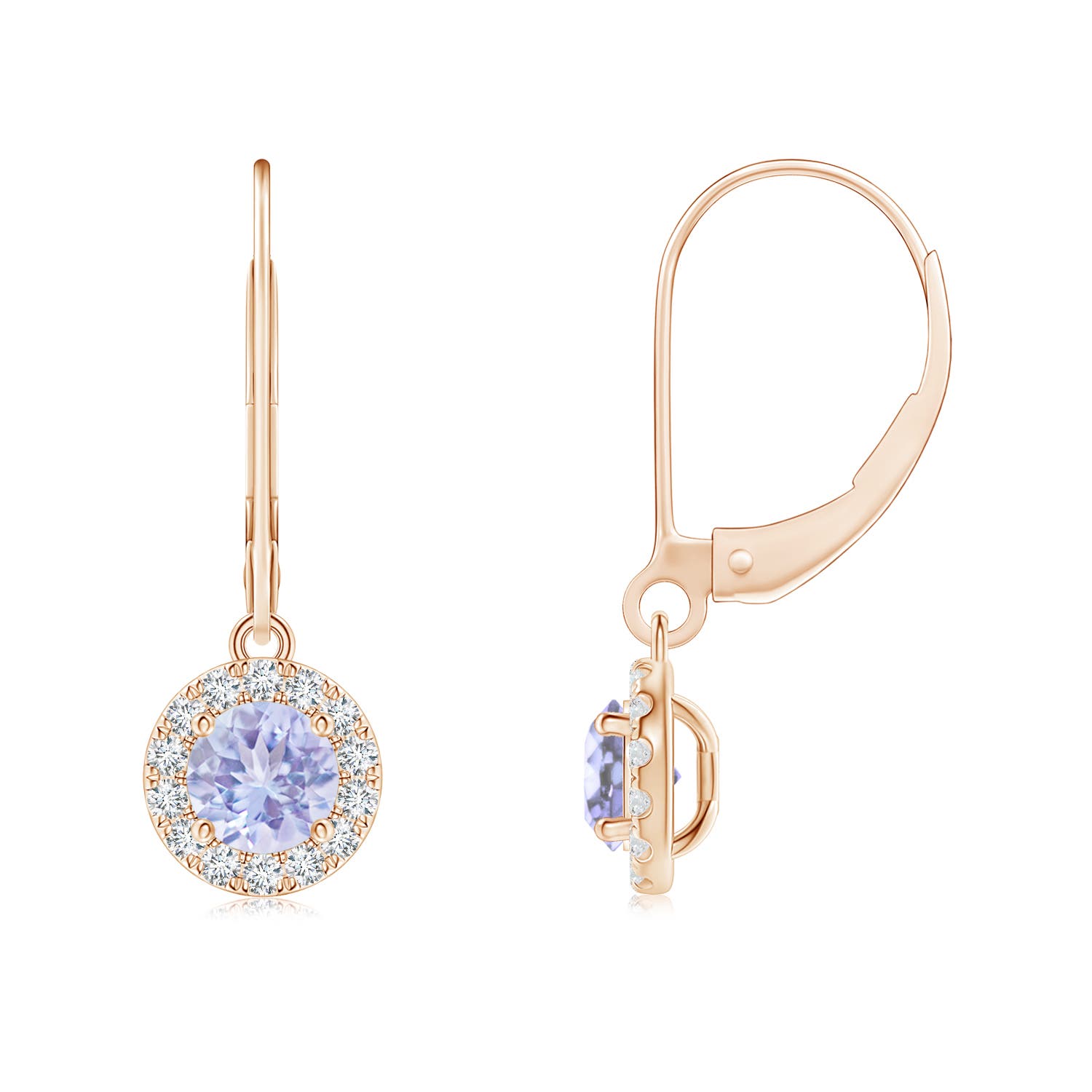 A - Tanzanite / 1.28 CT / 14 KT Rose Gold