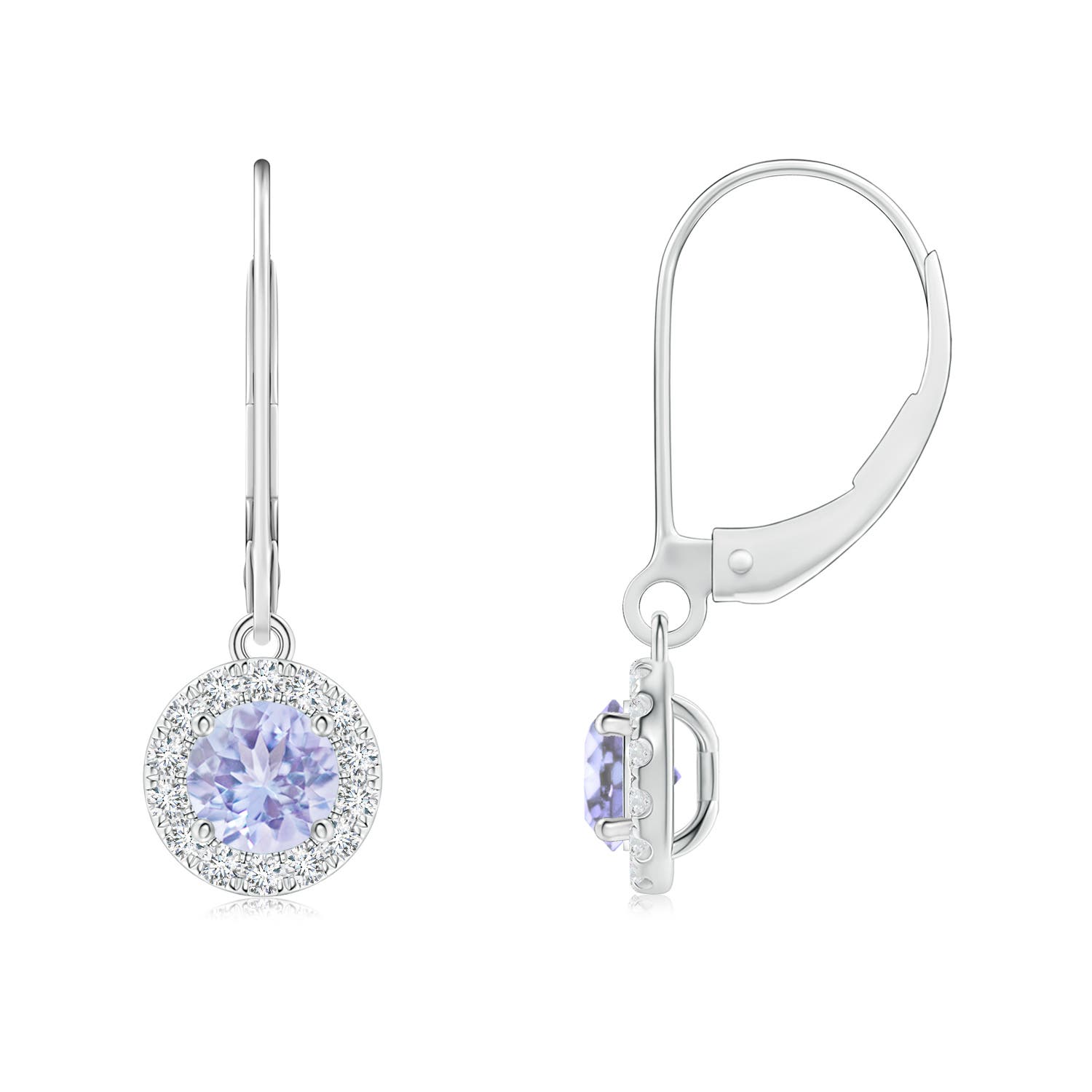 A - Tanzanite / 1.28 CT / 14 KT White Gold