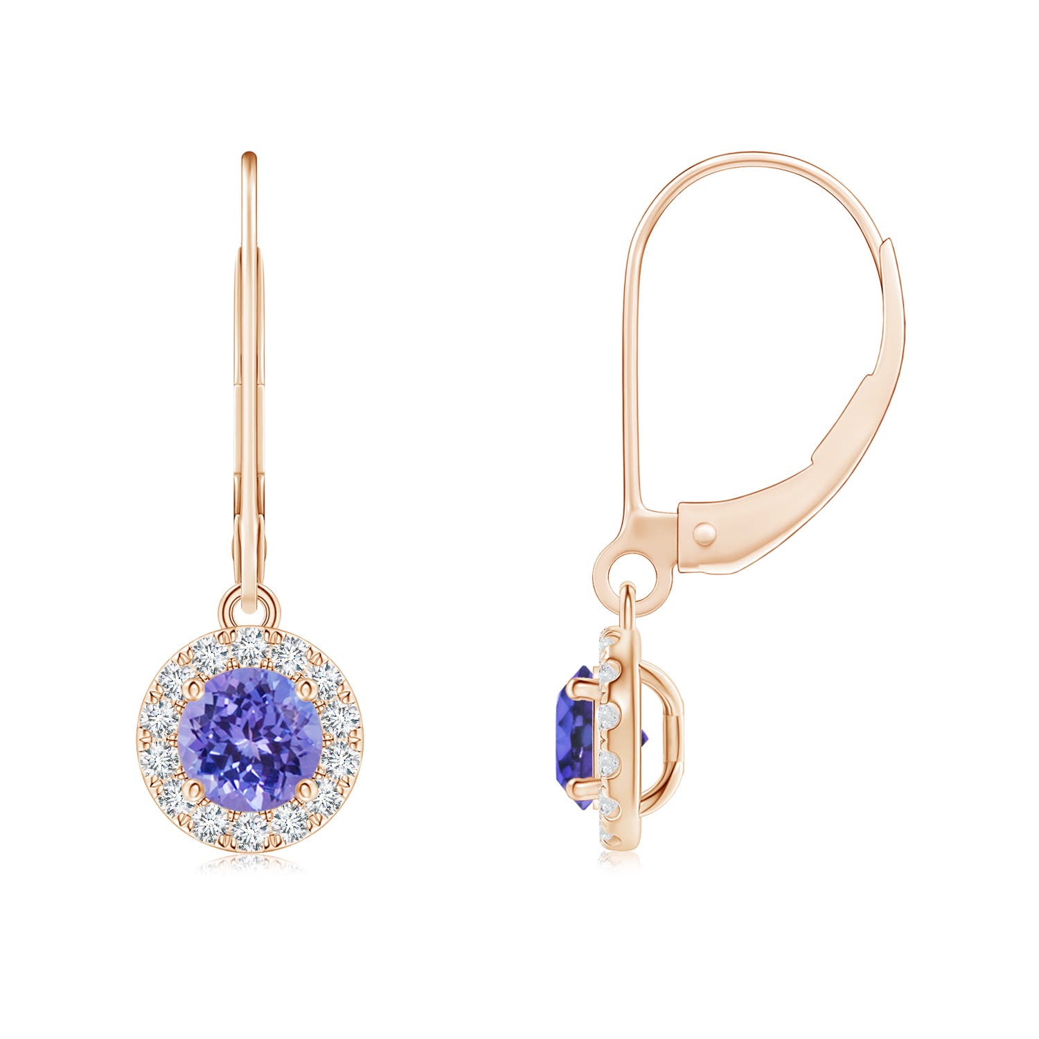 AAA - Tanzanite / 1.28 CT / 14 KT Rose Gold