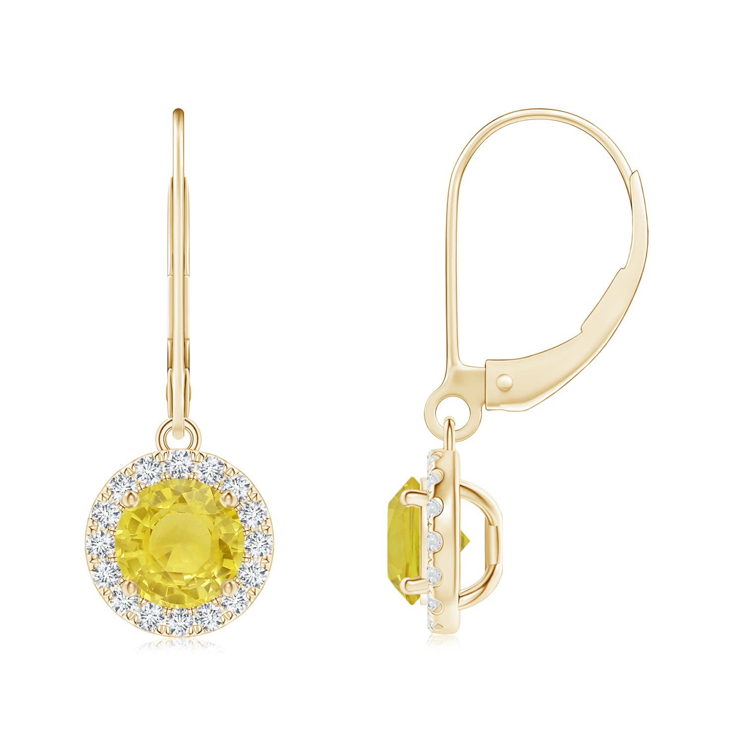 A - Yellow Sapphire / 1.86 CT / 14 KT Yellow Gold