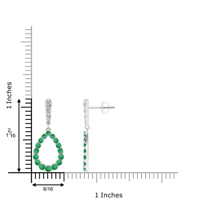 A - Emerald / 1.78 CT / 14 KT White Gold