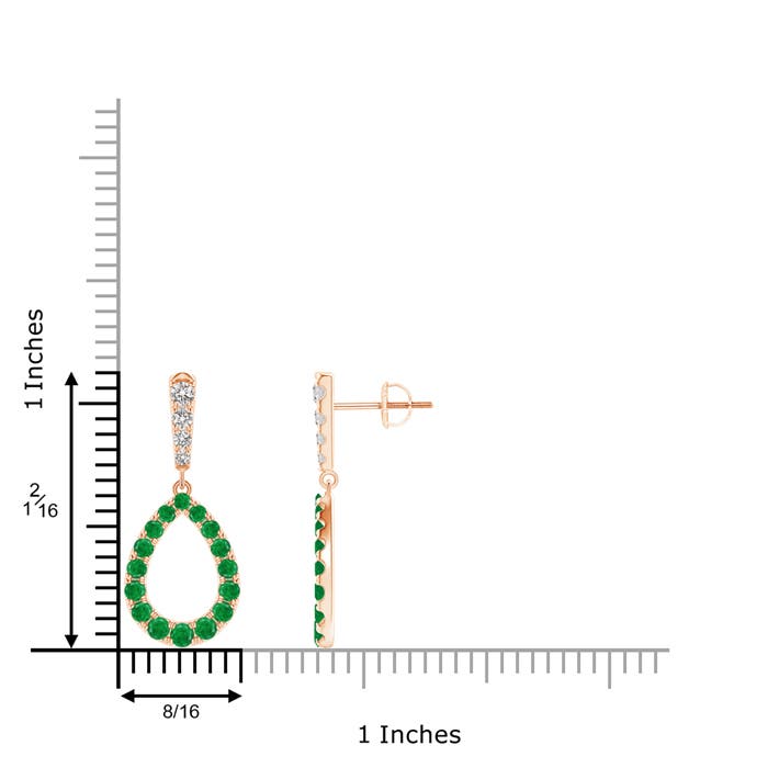 AA - Emerald / 1.78 CT / 14 KT Rose Gold