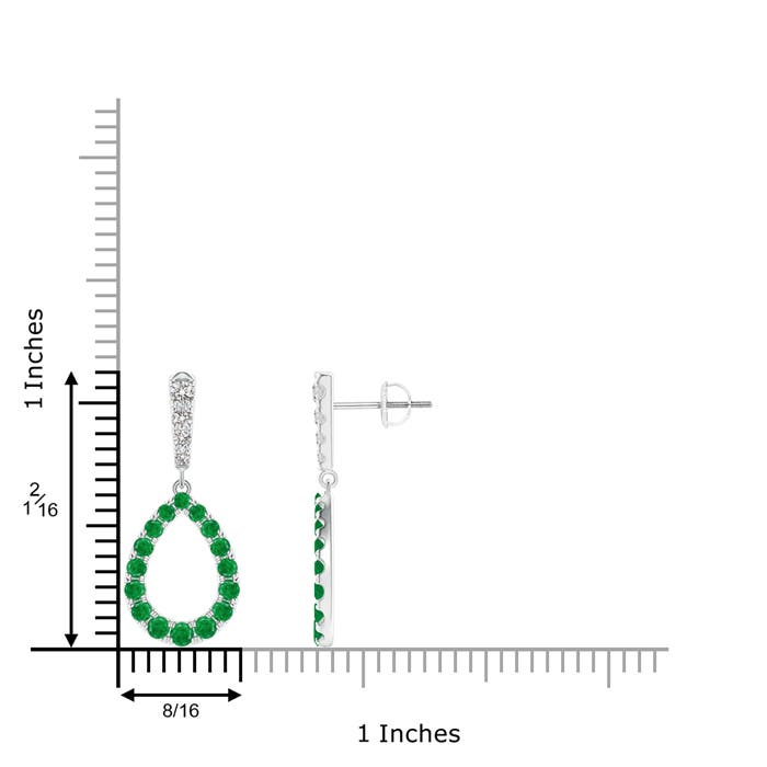 AA - Emerald / 1.78 CT / 14 KT White Gold