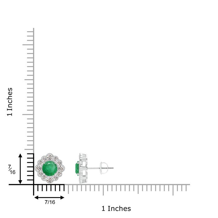 A - Emerald / 1.47 CT / 14 KT White Gold