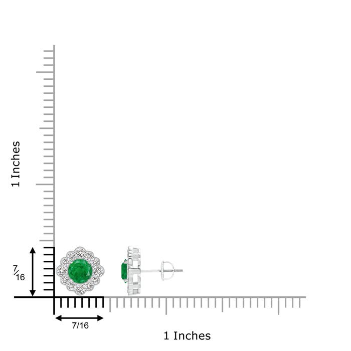 AA - Emerald / 1.47 CT / 14 KT White Gold