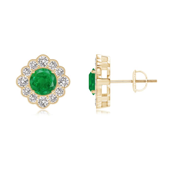 AA - Emerald / 1.47 CT / 14 KT Yellow Gold