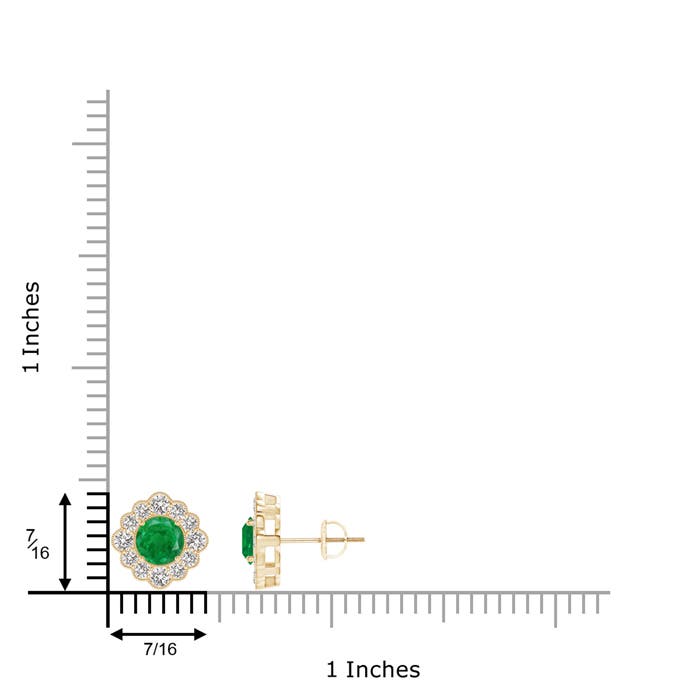 AA - Emerald / 1.47 CT / 14 KT Yellow Gold