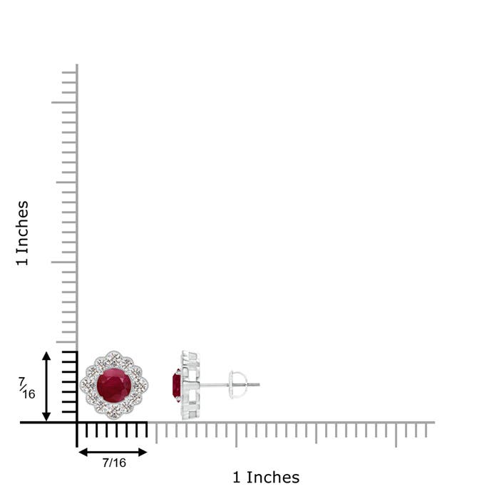 A - Ruby / 1.77 CT / 14 KT White Gold