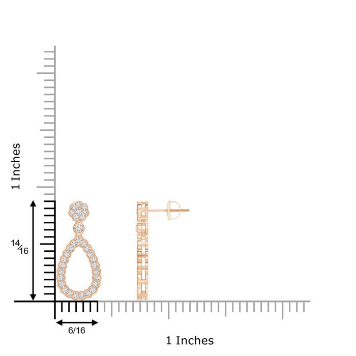 G, VS2 / 0.58 CT / 14 KT Rose Gold