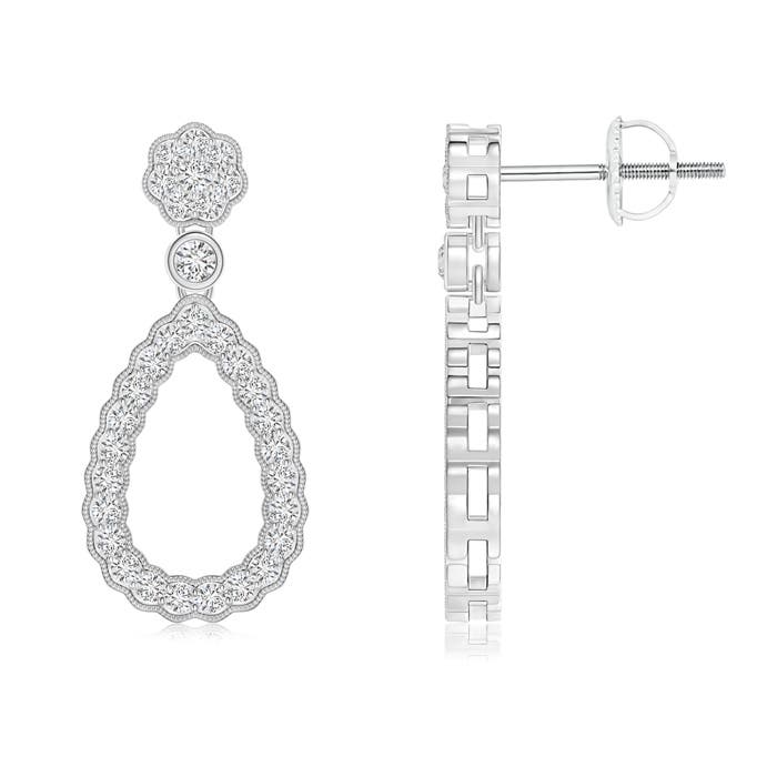 Aerial Regal Diamond Hoop Earrings From HOF – LeGassick Jewellery