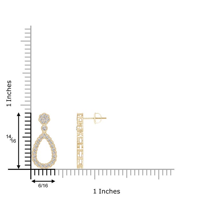 I-J, I1-I2 / 0.58 CT / 14 KT Yellow Gold