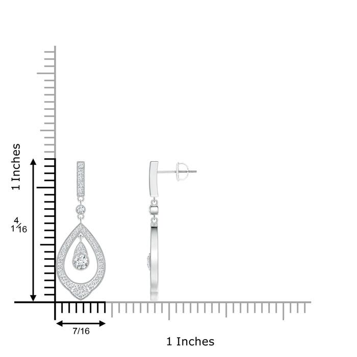 G, VS2 / 0.9 CT / 14 KT White Gold