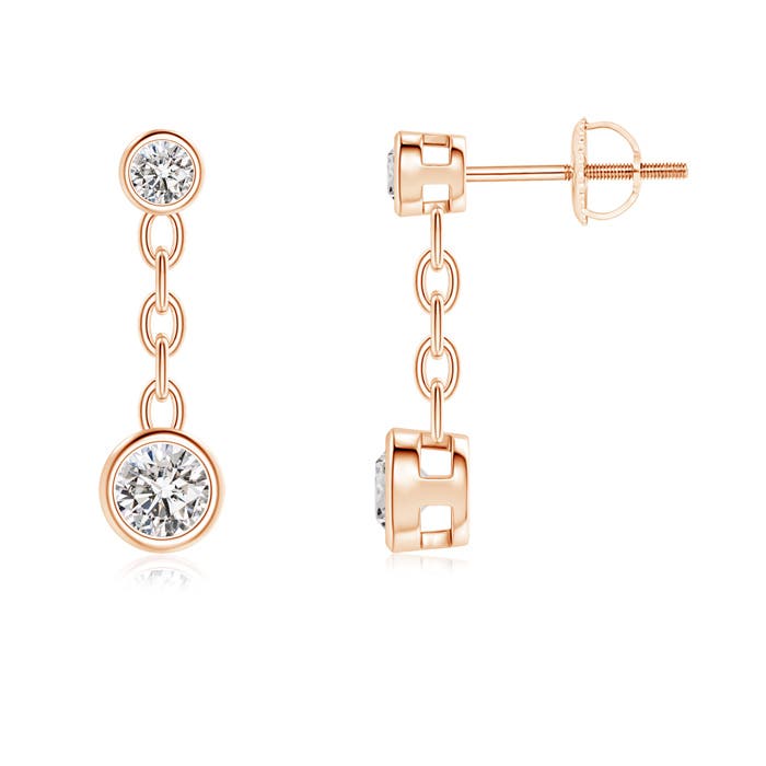 I-J, I1-I2 / 0.5 CT / 14 KT Rose Gold