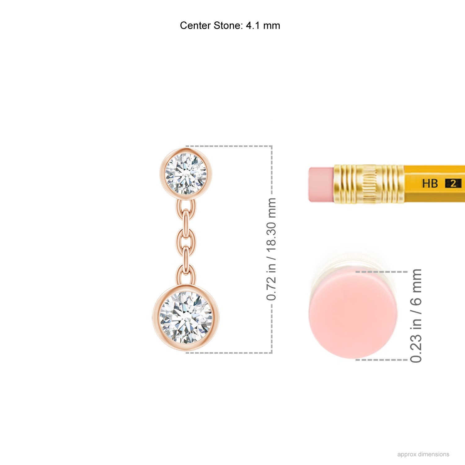 G, VS2 / 0.75 CT / 14 KT Rose Gold