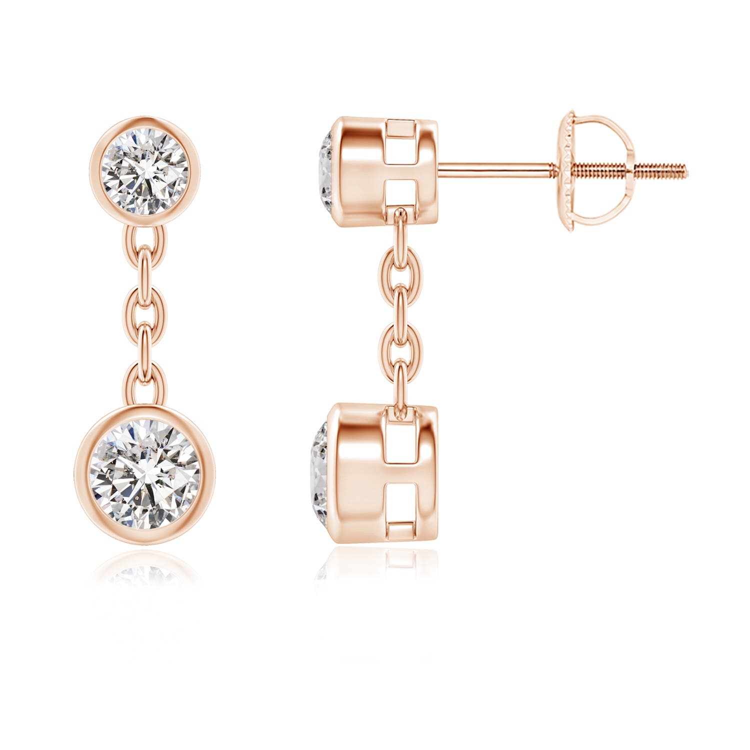 I-J, I1-I2 / 0.75 CT / 14 KT Rose Gold