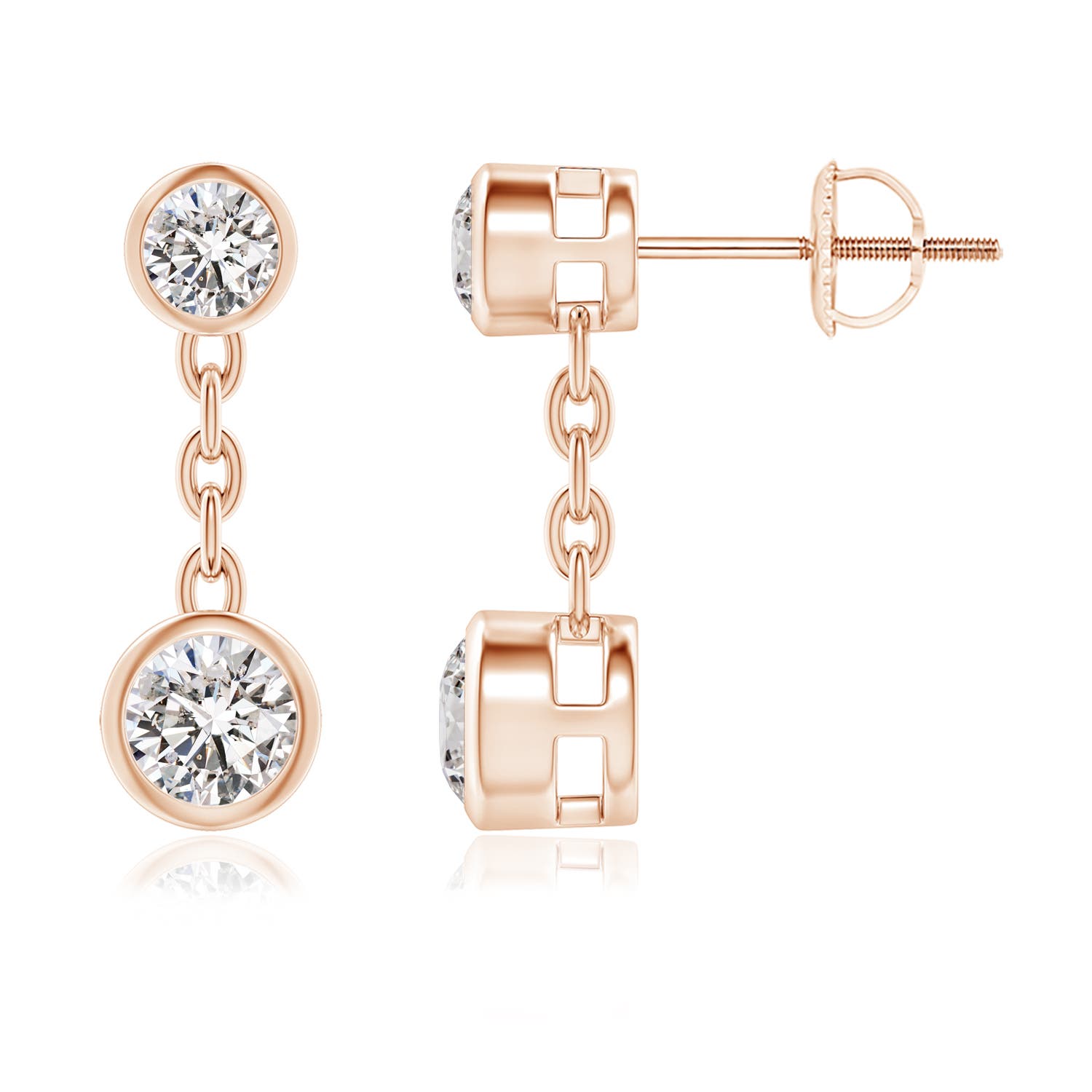 I-J, I1-I2 / 1.02 CT / 14 KT Rose Gold