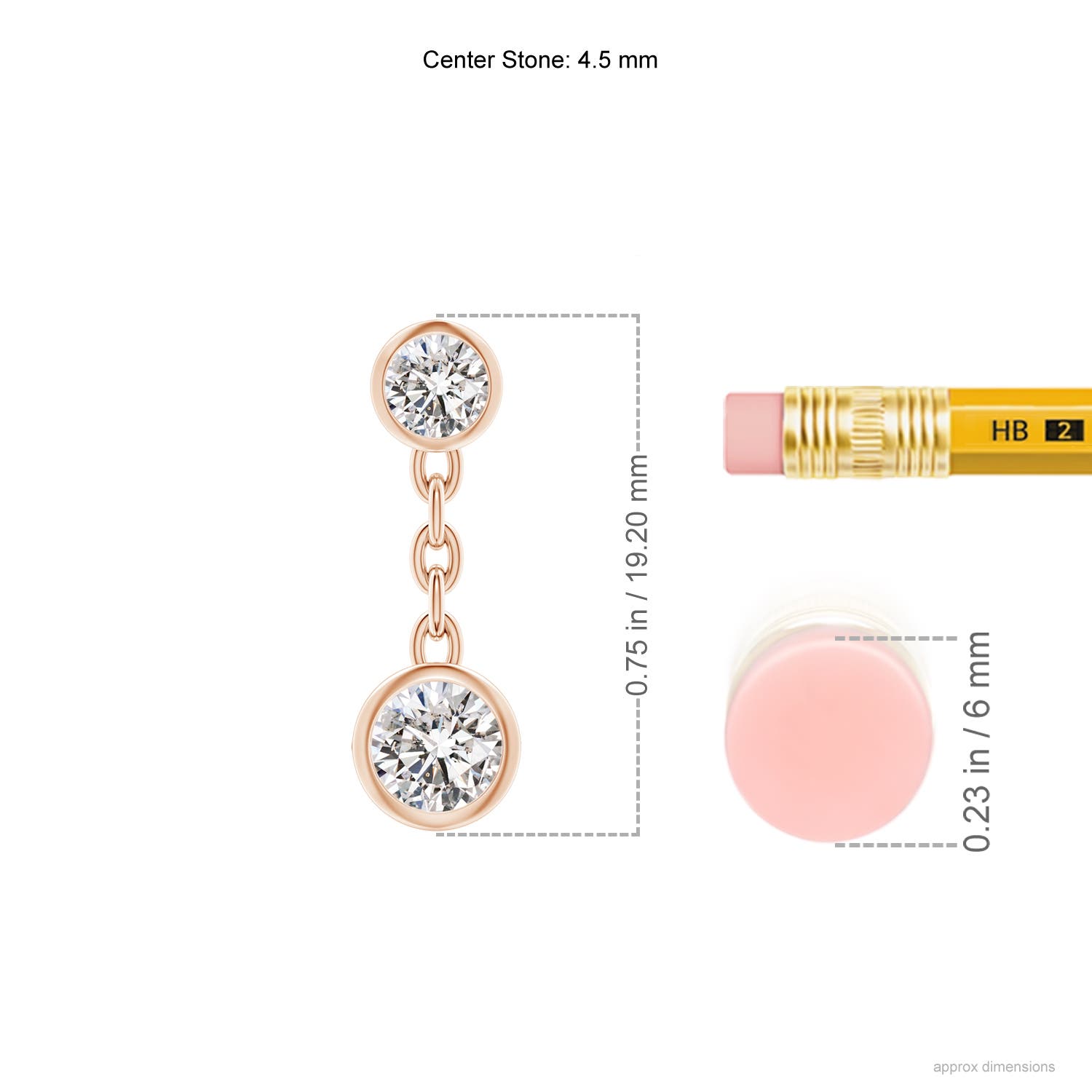 I-J, I1-I2 / 1.02 CT / 14 KT Rose Gold