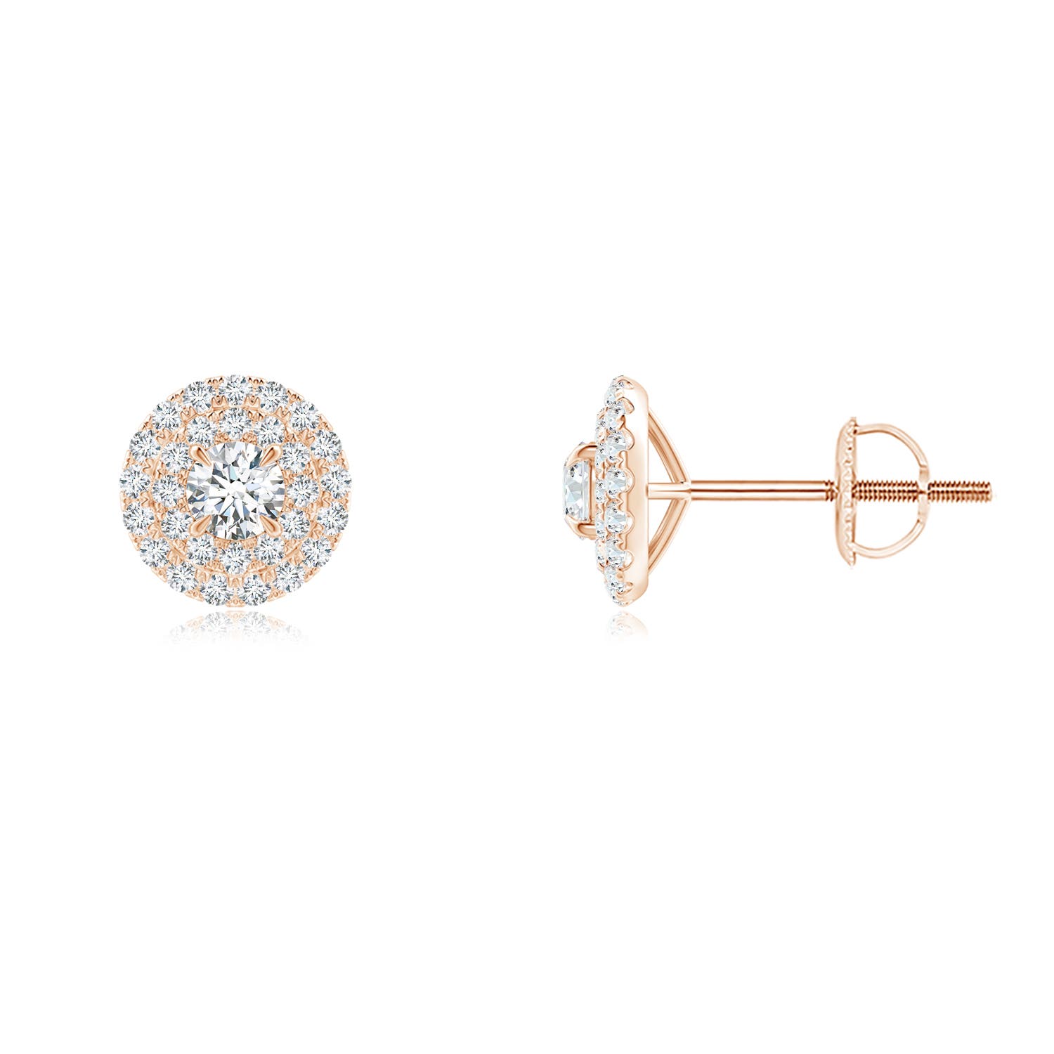 G, VS2 / 0.5 CT / 14 KT Rose Gold