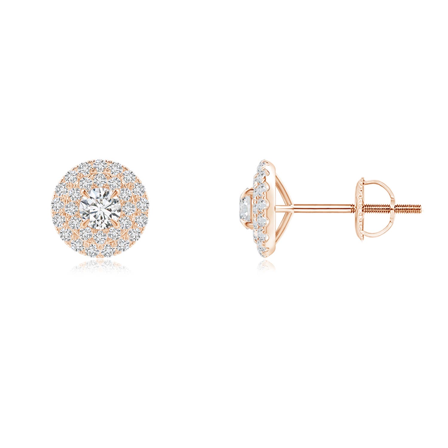 H, SI2 / 0.5 CT / 14 KT Rose Gold