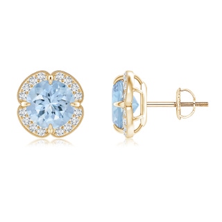 Round AA Aquamarine